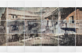 No.1030 | The Dormant Yellow series | Analog photography,Image transferred on Paper | Unique Piece | 82×182 cm | 2013