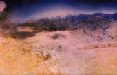 My dreams come true | from Beyond Blue series | Polaroid Photography – Cyangraph film sx70 | scanned and printed | 75×210 cm | 2015