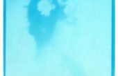 Untitled | from Beyond Blue series | Polaroid Photography – Cyangraph film sx70 | scanned and printed | 62×64 cm | 2015