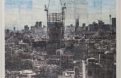 Exposed series, Image transferred on paper, Unique edition 130×180 cm,2015-2018