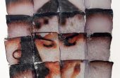 Untitled | From “Irreversible” Series | Mixed media, Polaroid photography, a collage of 9 to 16 images, all transferred to glass | 50x50cm | 2022-2026
